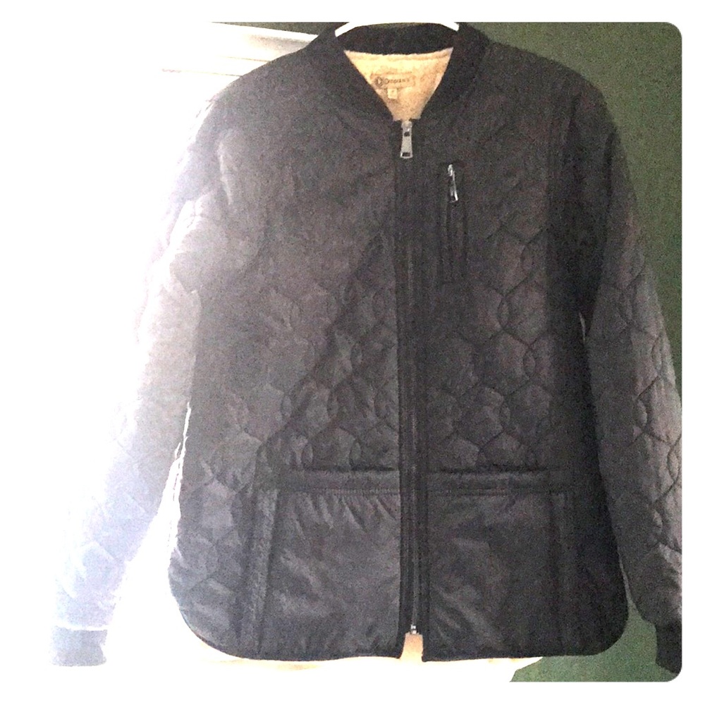 Black fleece lined jacket
